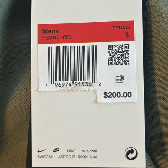 Nike Sportswear Tech Fleece Reimagined Oversized Shacket Khaki Men's Size Large - Picture 8 of 8